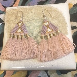 Anthropologie 💗 Beaded Earrings